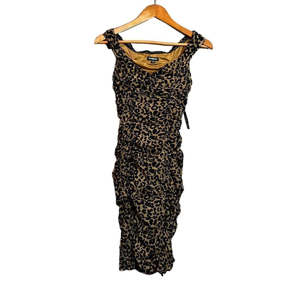 NWT! Express cheeta print dress. Size xs